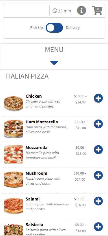 Dropdown Menu