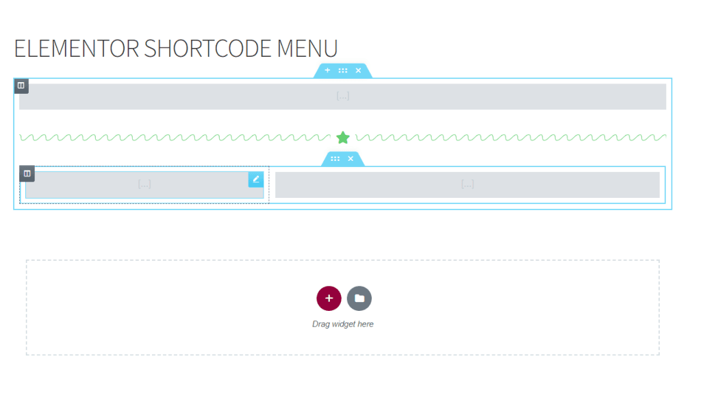 Foodonline menu using Elementor and shortcodes